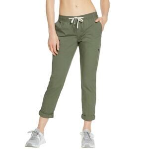 Vuori Women’s Ripstop Pants Stretch Hiking Drawstring Hazel Green Size S